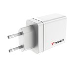 Verbatim 4-Port 30W USB Wall Charger - White