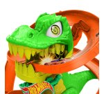 Hot Wheels City T-Rex Battaglia Infuocata, Macchinina Die-Cast