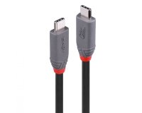 Lindy Câble USB4 Type C de 1.5m, 40Gbit/s, 240W PD, gamme Anthra