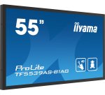 iiyama TF5539AS-B1AG Écran d'affichage dynamique En forme de kiosk 138,7 cm (54.6") LED 435 cd/m² 4K Ultra HD Noir Écran tactile Intégré dans le processeur Android 11 24/7