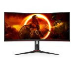 AOC G2 CU34G2XP écran plat de PC 86,4 cm (34") 3440 x 1440 pixels UltraWide Quad HD LED Noir, Rouge