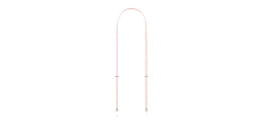 Apple Crossbody Strap - Soft Pink