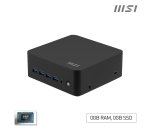 MSI Cubi Z AI 8M-004BEU Cubo Nero 8945HS AMD SoC 4,1 GHz Altoparlanti incorporati