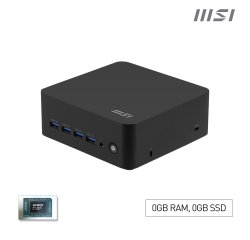 MSI Cubi Z AI 8M AMD Ryzen 9 8945HS, Barebone, NUC, SFF, Mini Computer, HTPC, (NO RAM, NO Storage, NO OS), AMD Radeon Graphics/DDR5/Dual HDMI/Dual LAN/WiFi 6E/BT 5.3/VESA