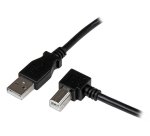 StarTech.com Câble USB 2.0 A vers USB B Coudé à droite Mâle / Mâle pour imprimante - 1 m - Noir