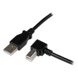 StarTech.com Câble USB 2.0 A vers USB B Coudé à droite Mâle / Mâle pour imprimante - 1 m - Noir