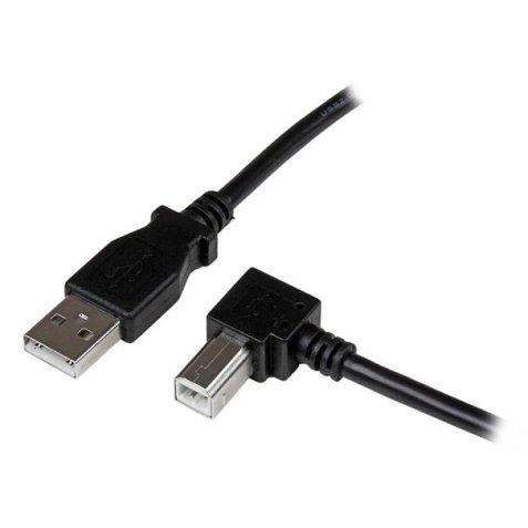 StarTech.com Câble USB 2.0 A vers USB B Coudé à droite Mâle / Mâle pour imprimante - 1 m - Noir