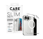 PanzerGlass CARE™ by ® SL1M Case Transparent w. White MagSafe iPhone Duo coque de protection pour téléphones portables 19,3 cm (7.6") Housse