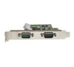 StarTech.com Scheda Seriale PCI Express da 2 porte DB9 con UART 16C1050 - RS232