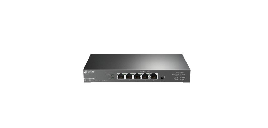 TP-Link TL-SG105PP-M2 commutateur réseau Non-géré Gigabit Ethernet (10/100/1000) Connexion Ethernet, supportant l'alimentation via ce port (PoE) Noir