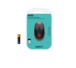 Logitech M190 - Maus - Rot