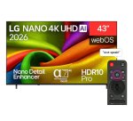 LG NANO 4K UHD AI 43NU850B6LA 109,2 cm (43") 4K Ultra HD Smart TV Wifi Negro