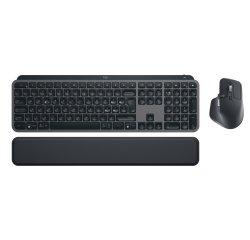 Logitech MX Keys Combo for Business | Gen 2, Tastiera e Mouse Wireless Full Size, con Poggiapolsi, Bluetooth , Logi Bolt, Clic Silenziosi, Windows/Mac/Chrome/Linux