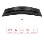 AOC E4 CU34E4CV écran plat de PC 86,4 cm (34") 3440 x 1440 pixels UltraWide Quad HD LCD Noir