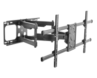 Equip 650324 Staffa di montaggio a parete per TV inclinabile/girevole da 37” a 90”