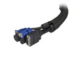 StarTech.com Chemin de Câbles Flexible de 2 m - Passe-Câble Extensible (diam. 2,5 à 4 cm) - Rangement/Organisateur de Câbles en Polyester - Possible de Couper sur Mesure