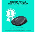 Logitech M185 mouse wireless (nero)