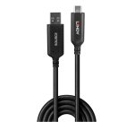 Lindy Câble hybride USB 3.2 5Gbit/s Type A vers C 10 m