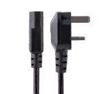StarTech.com Câble d'Alimentation pour PC de 3m, 18AWG, BS 1363 vers C13, 10A 250V, Cordon d'Alimentation de Remplacement Noir, Cordon d'Alimentation Britannique, Câble d'Alimentation pour PC