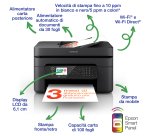 Epson WorkForce WF-2950DWF – Stampante Multifunzione A4 a Colori con Wi-Fi, ADF e Fronte/Retro per Ufficio