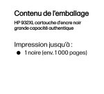 HP 932XL cartouche d'encre noir grande capacité authentique