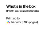 HP 62 Tri-color Original Ink Cartridge