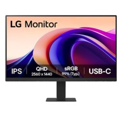 LG 24U631A-B écran plat de PC 60,5 cm (23.8") 2560 x 1440 pixels Quad HD Noir