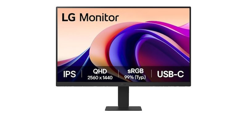 LG 24U631A-B écran plat de PC 60,5 cm (23.8") 2560 x 1440 pixels Quad HD Noir