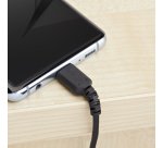 StarTech.com 2m USB-A auf USB-C Ladekabel - Dauerhaftes USB 2.0 auf USB Typ-C Datenübertragungs- und Schnellladekabel - Robuster TPE-Mantel Aramidfaser, M/M, 3A - Schwarz