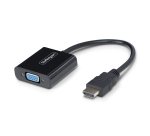 StarTech.com Adaptateur HDMI vers VGA, Convertisseur Vidéo Actif pour Ordinateur Portable/Bureau, 1920x1080 (1080p), Source HDMI vers Moniteur/Affichage/Projecteur VGA