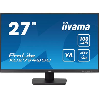 iiyama ProLite XU2794QSU-B6 computer monitor 68,6 cm (27") 2560 x 1440 Pixels Wide Quad HD LCD Zwart