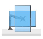 StarTech.com Bras pour Moniteur à Monter sur Bureau, Écran Jusqu'à 32", Max 10kg, VESA 75x75/100x100, Pince en C, Entièrement Articulé, Ressort Mécanique, Bras pour Écran, Conforme à la Norme TAA