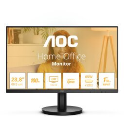 AOC 24B3CA2 pantalla para PC 60,5 cm (23.8") 1920 x 1080 Pixeles Full HD LED Negro