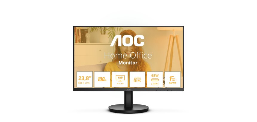 AOC 24B3CA2 écran plat de PC 60,5 cm (23.8") 1920 x 1080 pixels Full HD LED Noir