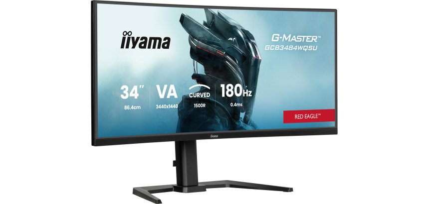 iiyama G-MASTER GCB3484WQSU-B1 écran plat de PC 86,4 cm (34") 3440 x 1440 pixels UltraWide Quad HD LED Noir
