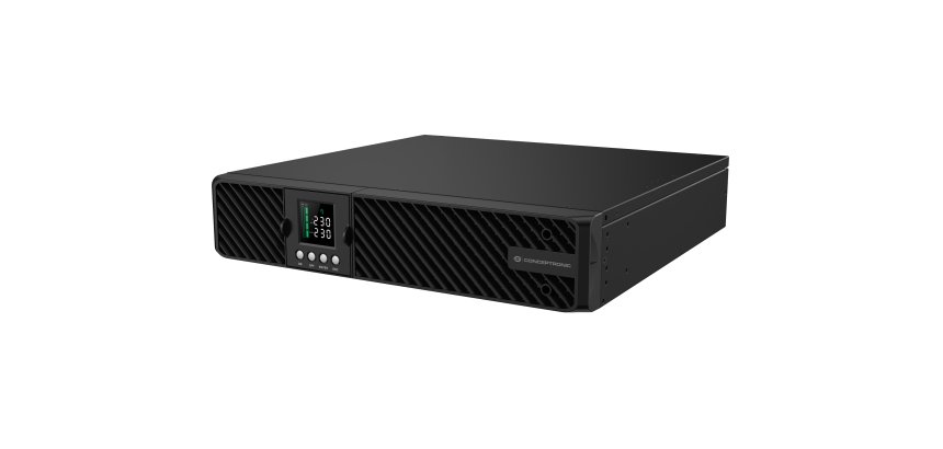 Conceptronic ZEUS51E2K sistema de alimentación ininterrumpida (UPS) Doble conversión (en línea) 2 kVA 2000 W 8 salidas AC