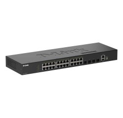 D-Link DGS-1530-28/E switch di rete Gestito L2 Gigabit Ethernet (10/100/1000) Nero