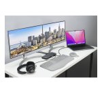 Kensington SD5760T Station d’accueil Thunderbolt 4 avec deux sorties vidéo 4K et alimentation 96 W