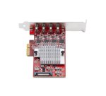 StarTech.com Scheda PCIe USB-C a 4 Porte, USB 3.2 10Gbps, Scheda di Espansione PCI Express USB Type-C con 4 Controller USB Indipendenti, Windows/Linux/macOS, TAA