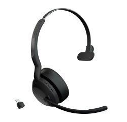 Jabra Evolve2 55 Casque Sans fil Arceau Bureau/Centre d'appels USB Type-C Bluetooth Socle de chargement