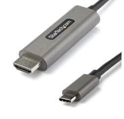 StarTech.com Cavo adattatore USB C HDMI da 1m 4K 60Hz con HDR10 - Adattatore type C HDMI 4K Ultra HD - HDMI 2.0b - Video convertitore da USB-C a HDMI HDR per monitor/display - Modalità DP 1.4 Alt HBR3