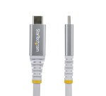 StarTech.com Cable USB4 3m - Cable USB-C Certificado USB-IF - 20Gbps - PD 240W EPR - 4K120 - DP 1.4 - Cable USB Tipo C - Recubrimiento de TPE - Blanco