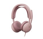 Logitech 981-001616 casque Avec fil Arceau Appels/Musique USB Type-C / USB Type-A Rose