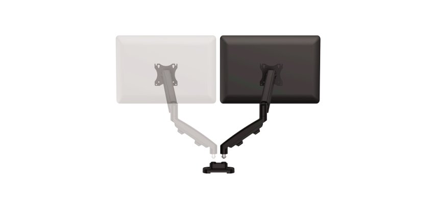 Fellowes Eppa Kit de conversion bras simple à double - Noir