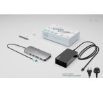 i-tec Metal USB-C Nano 3x Display Dock, 2x HDMI 1x USB-C video with Power Delivery 140W + Universal Charger 140 W