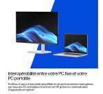 HP EliteStudio 8 G1i AI PC Wolf Pro Security Edition Intel Core Ultra 5 235 68,6 cm (27") 2560 x 1440 pixels Écran tactile PC All-in-One 16 Go DDR5-SDRAM 512 Go SSD Windows 11 Pro Wi-Fi 6E (802.11ax) Argent