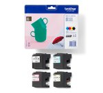 Brother LC227XLVALBP Pack de 4 Cartuchos negro + tricolor de Alta capacidad (1200 páginas)