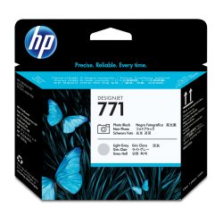 HP 771 tête d'impression DesignJet noir photo/gris clair