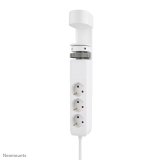 Neomounts DS22-840WH6 Multiprise de bureau avec pince et ports USB-C et USB-A - charge rapide