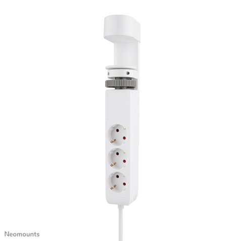 Neomounts DS22-840WH6 Multiprise de bureau avec pince et ports USB-C et USB-A - charge rapide